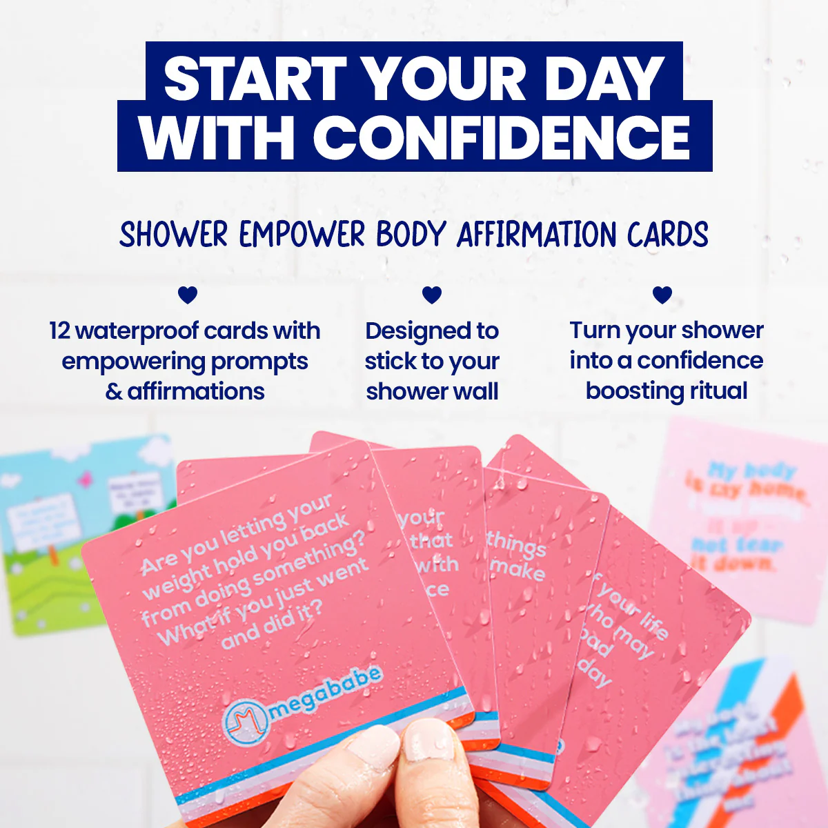 Shower Empower Body Affirmation Cards - Image 2